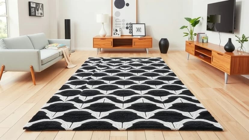 Varför är svart och vit matta så populär?