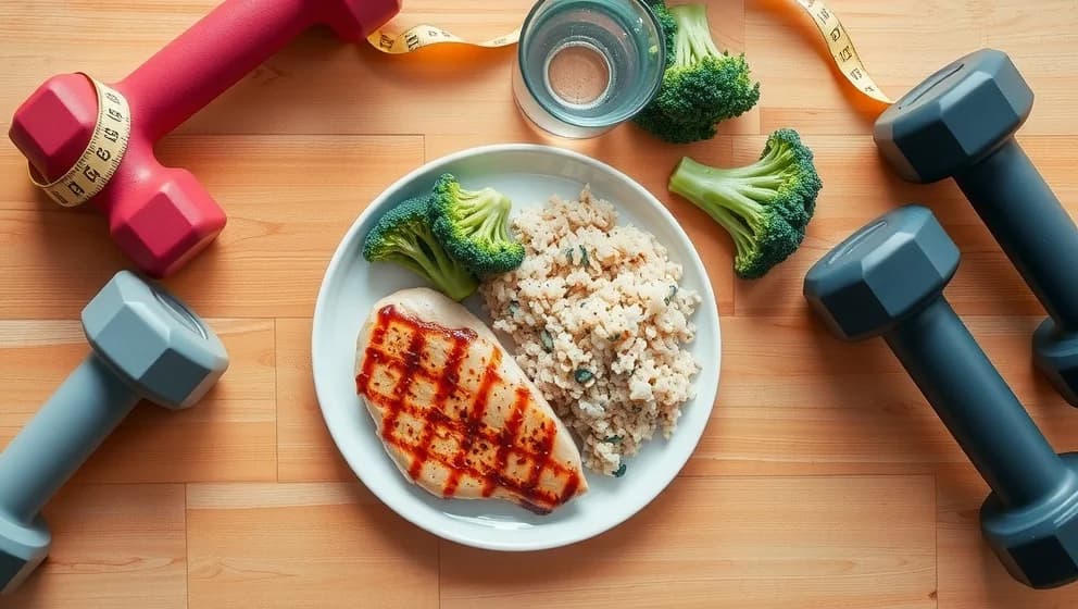 Bra mat vid träning och viktnedgång