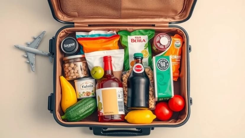 Får man ta med mat i incheckat bagage