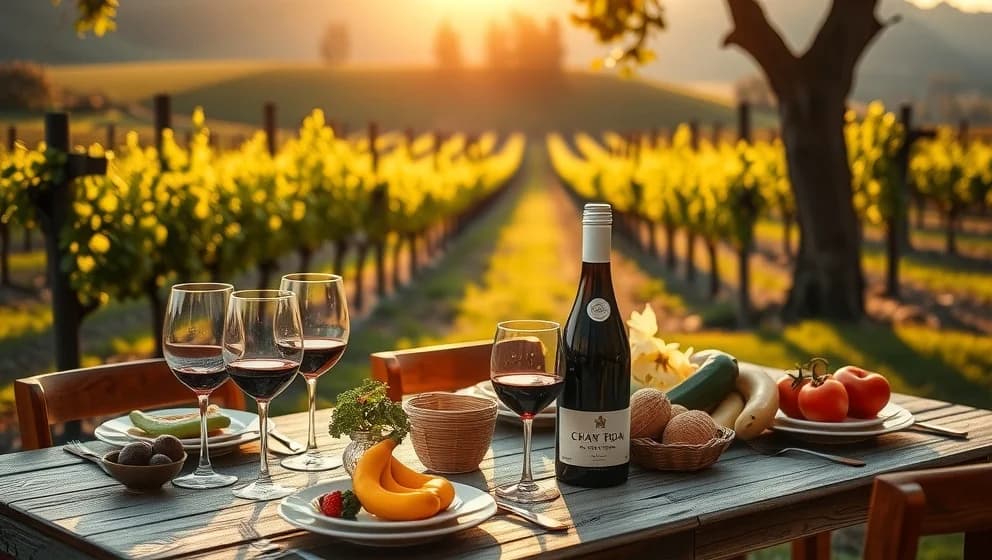 Flädie mat och vingård i Skåne