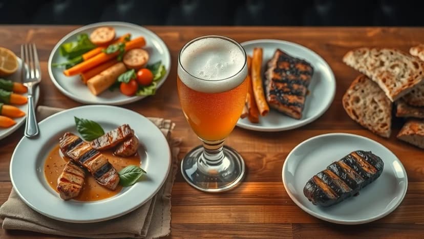 Grand öl och mat som passar ihop