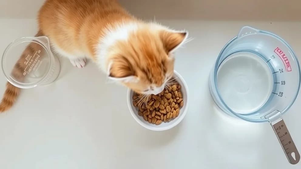 Hur mycket mat ska en kattunge ha