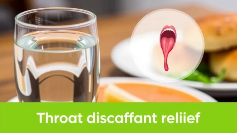 Mat fastnar i halsen sköldkörtel