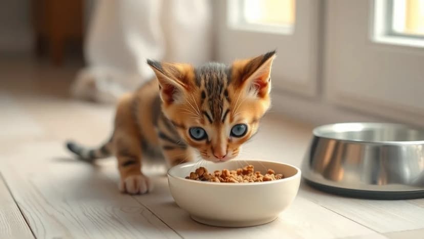 Vad ska din kattunge äta vid 12 veckor