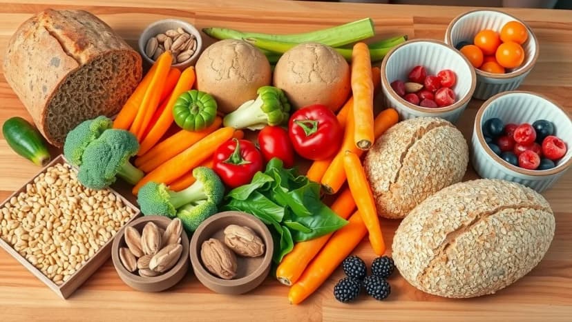Mat med mycket fibrer som gagnar din hälsa