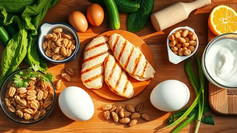 Mat med mycket protein för bättre hälsa