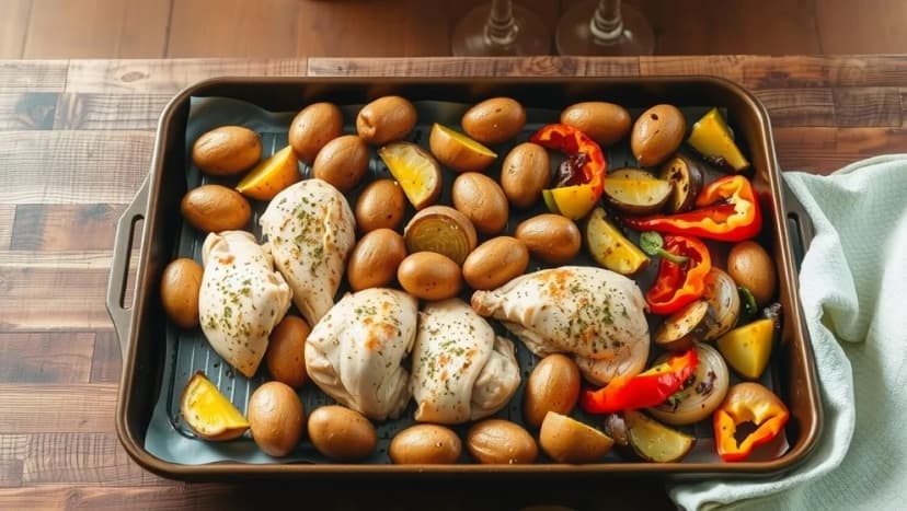 Mat på plåt Tareq recept som smakar hemma