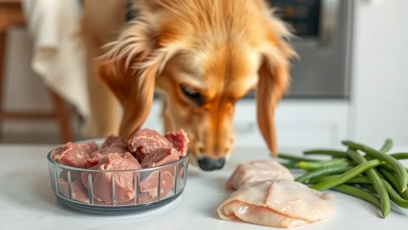 Mat till hund med höga levervärden