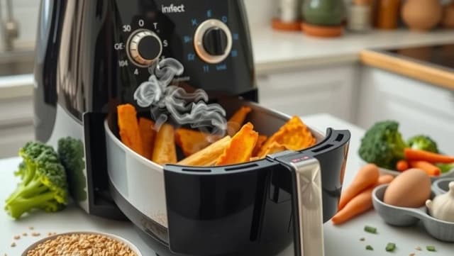 Nyttig mat i airfryer som smakar gott