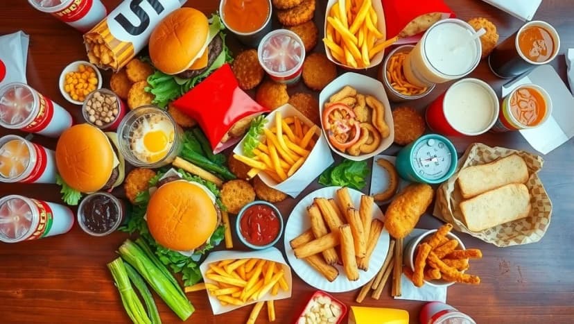 Onyttig mat med många kalorier gör vad i kroppen