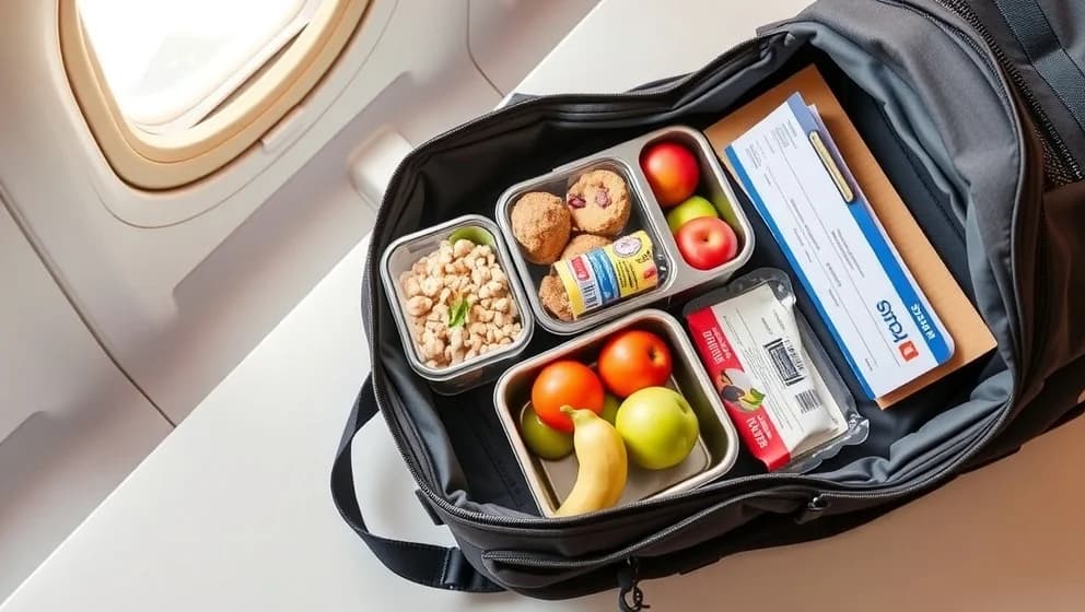 Vad får du med dig på flyget att äta